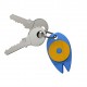 Schlüsselanhänger Zecke, blau
